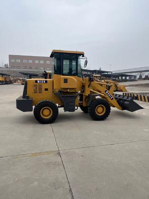 Μίνι τροχοφόρος φορτωτής 1 τόνος 2 τόνων, χρήση για κατασκευές, μικρό λατομείο, κάδος 0,6m3 0,8m3