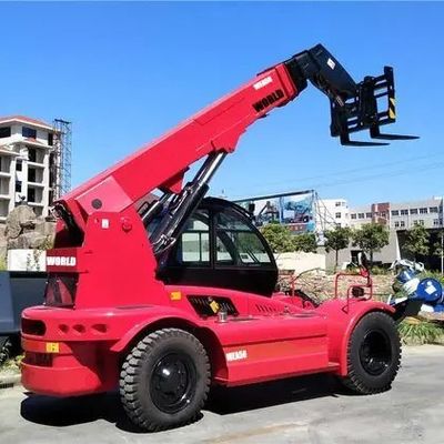 Κόσμος τραχύ Forklift εκτάσεων 5 τόνου με τηλεσκοπικό Forklift χειριστών πιστοποίησης