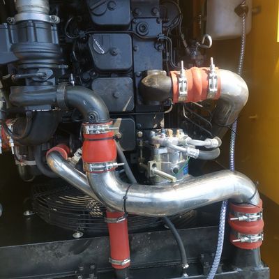 2200rpm κυλιεισμένος μίνι εκσκαφέας ροδών κάδων εκσκαφέων με τη μηχανή της Cummins