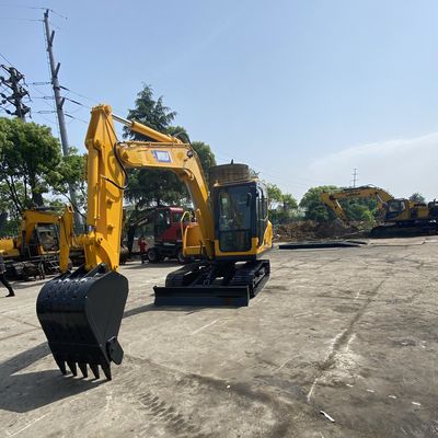 2200kw μίνι αντιολισθητικών αλυσίδων μίνι εκσκαφέας μικροϋπολογιστών χρώματος εκσκαφέων κίτρινος