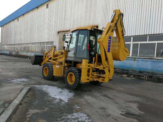 Συμπαγής Backhoe τρακτέρ δομών μίνι φορτωτής με τη μηχανή Weichai
