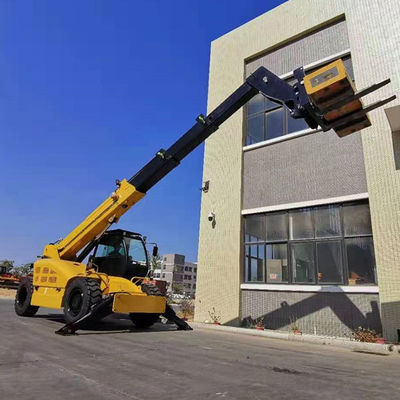 4ton τηλεσκοπικό Forklift χειριστών χαμηλού θορύβου περιστρεφόμενο τηλεσκοπικό Forklift