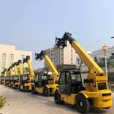 9 Forklift μέτρων τηλεσκοπικός χειριστής βραχιόνων Telehandler 5ton τηλεσκοπικός