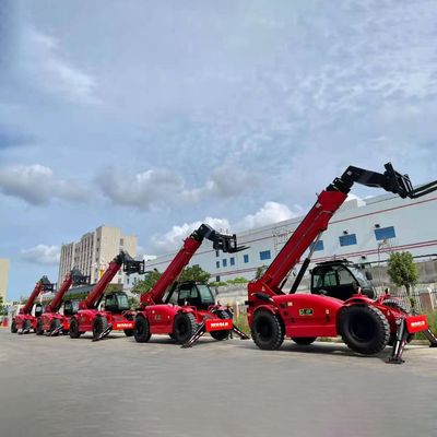 12 Forklift εκτάσεων μέτρων τηλεσκοπική τραχιά προστασία του περιβάλλοντος