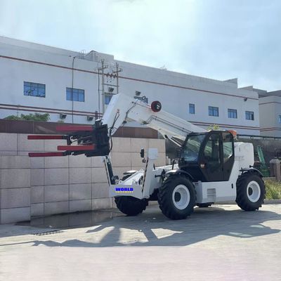 Ομαλό όμορφο Forklift δικράνων μορφής τηλεσκοπικό με τους ανυψωτικούς γάντζους