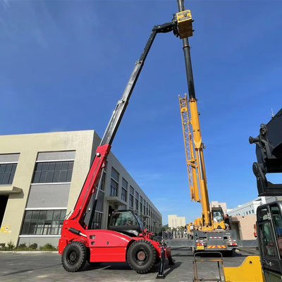 7ton τηλεσκοπικός Forklift χειριστών χειριστής βραχιόνων αξιοπιστίας τηλεσκοπικός
