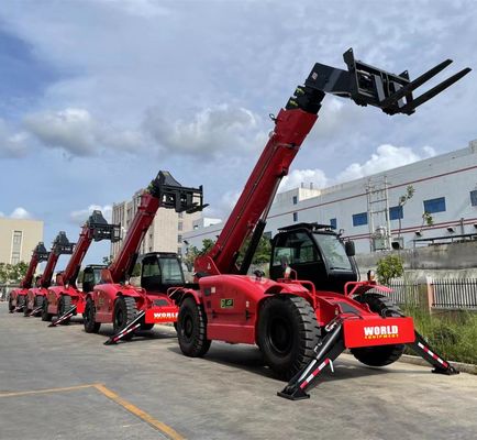7ton τηλεσκοπικός Forklift χειριστών χειριστής βραχιόνων αξιοπιστίας τηλεσκοπικός