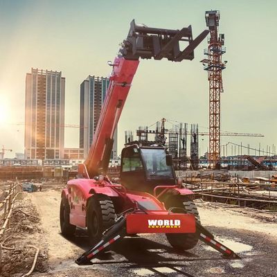 Διπλό Forklift χειριστών αντλιών τηλεσκοπικό