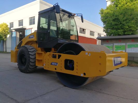 Διπλός βαρέων καθηκόντων περίπατος οδικών κυλίνδρων τυμπάνων δονητικός πίσω από το δονητικό κύλινδρο