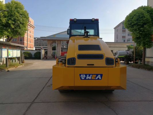 Διπλός βαρέων καθηκόντων περίπατος οδικών κυλίνδρων τυμπάνων δονητικός πίσω από το δονητικό κύλινδρο