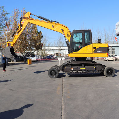 Digger υδραυλικός εκσκαφέας WEAX12 αντιολισθητικών αλυσίδων μίνι εκσκαφέας diesel 9 τόνου