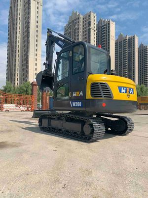 Μίνι Backhoe εκσκαφέων αντιολισθητικών αλυσίδων κάδος 0,2 Cbm ίσος στη KOMATSU PC60