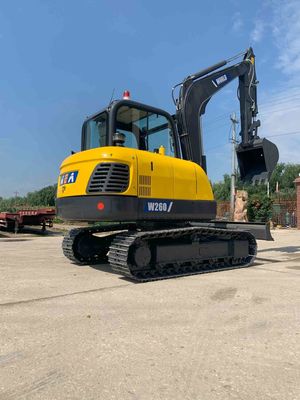 Μίνι Backhoe εκσκαφέων αντιολισθητικών αλυσίδων κάδος 0,2 Cbm ίσος στη KOMATSU PC60