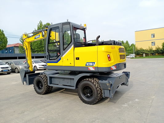 360° ακολουθημενός μηχανικός Digger τύπων ροδών για τον κήπο που φυτεύει το σκάψιμο βρεφικών σταθμών