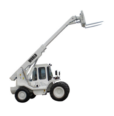 τετράτροχο Drive EPA diesel τηλεσκοπικό Forklift 4WD Telehandler φορτίων χειριστών 2.5T μηχανών τηλεσκοπικό