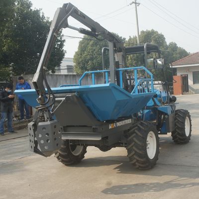 βάρος 1250kg μηχανών συγκομιδής φοινικέλαιου αμαξιών 1325mm ανοικτό με Grapple