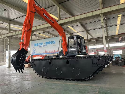 ΠΟΛΙΤΙΚΟ Αμφίβιο Εκσκαφέα HK150SD Με 0,25 έως 0,5 M3 Μηχανή Καθαρισμού Ποταμού Μακροπρόθεσμο Βουμ