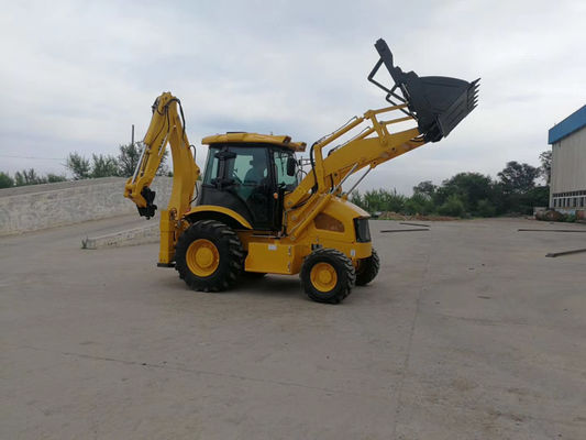 Backhoe τετράτροχου Drive συμπαγές Backhoe φορτωτών φορτωτών 8200kg μπροστινό